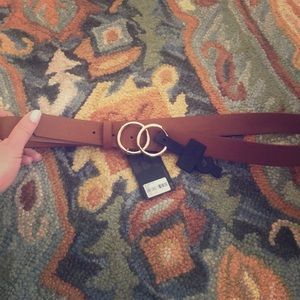 NWT gold and brown belt